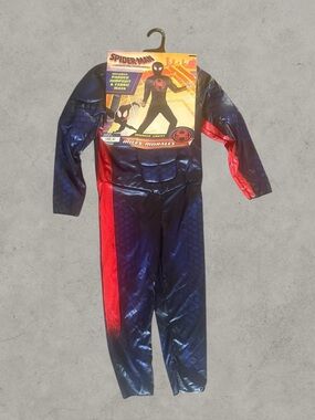 NEW Marvel Costume Boys Spider-Man Miles Morales Size Medium